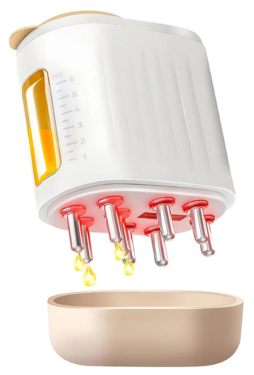 جهاز مساج فروة الرأس و موزع زيت للشعر